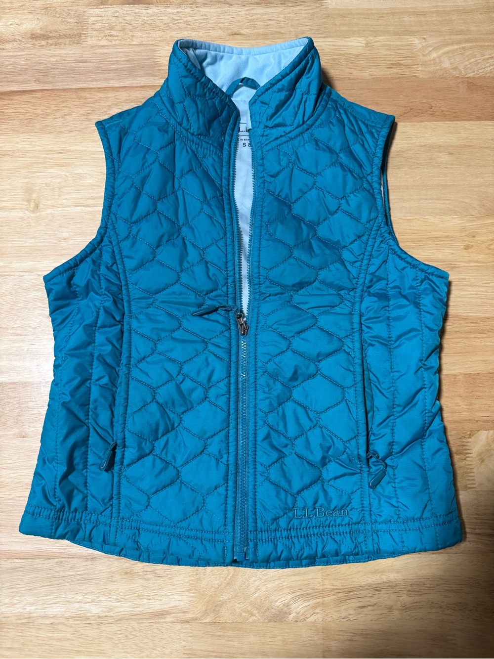 L.L.Bean Kids Teal Quilted Insulated Vest Size 8 Small
